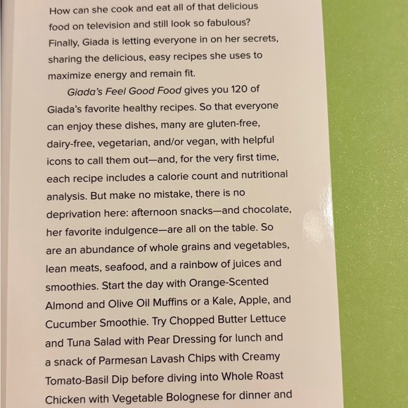 Giada's Feel Good Food Book. Hardcover EUC. - Picture 3 of 7